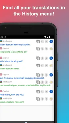 English to Azerbaijani Translator android App screenshot 4